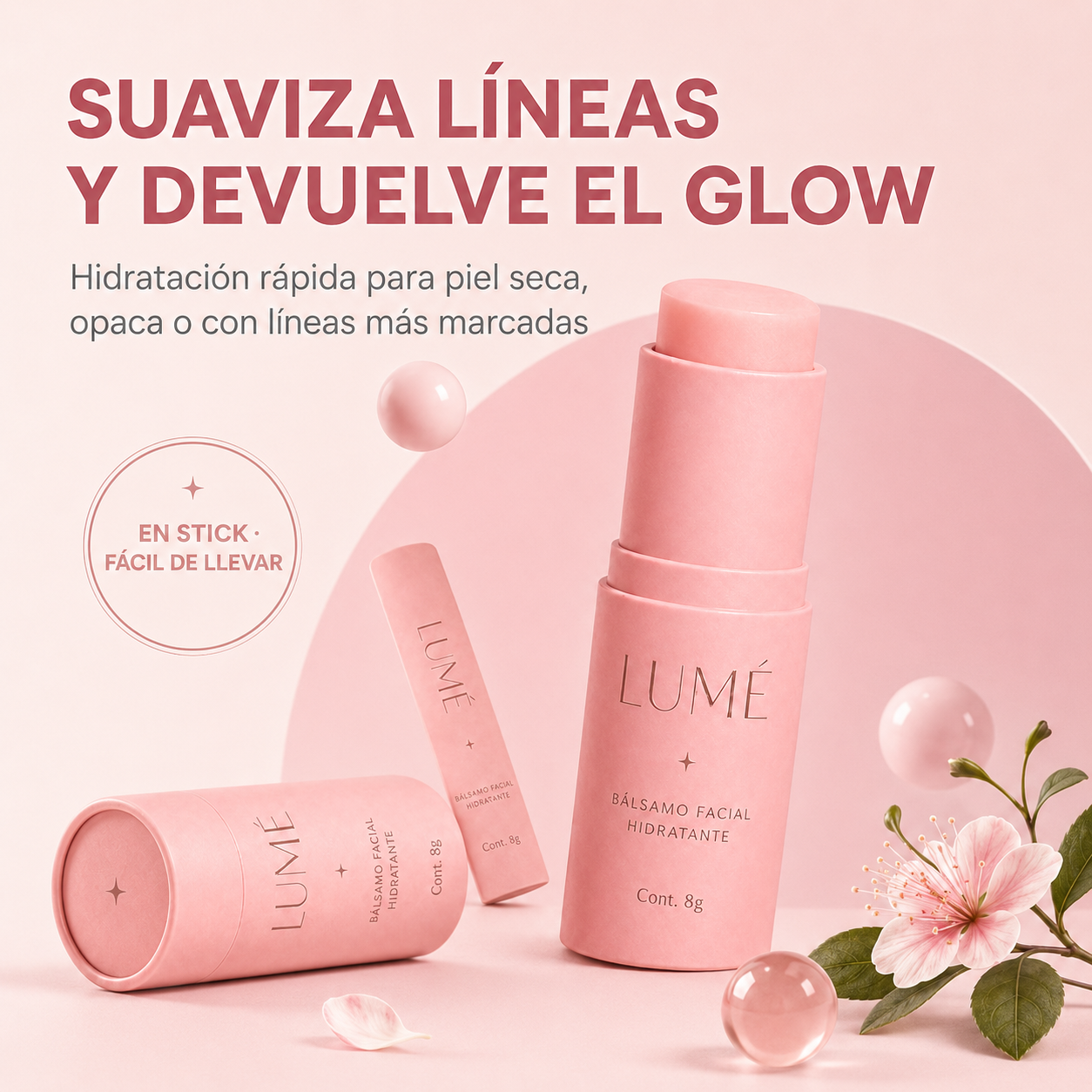 Bálsamo Facial Lumé Poder Hidratante Antiarrugas