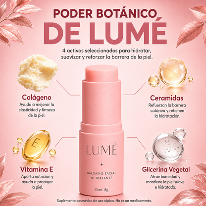 Bálsamo Facial Lumé Poder Hidratante Antiarrugas