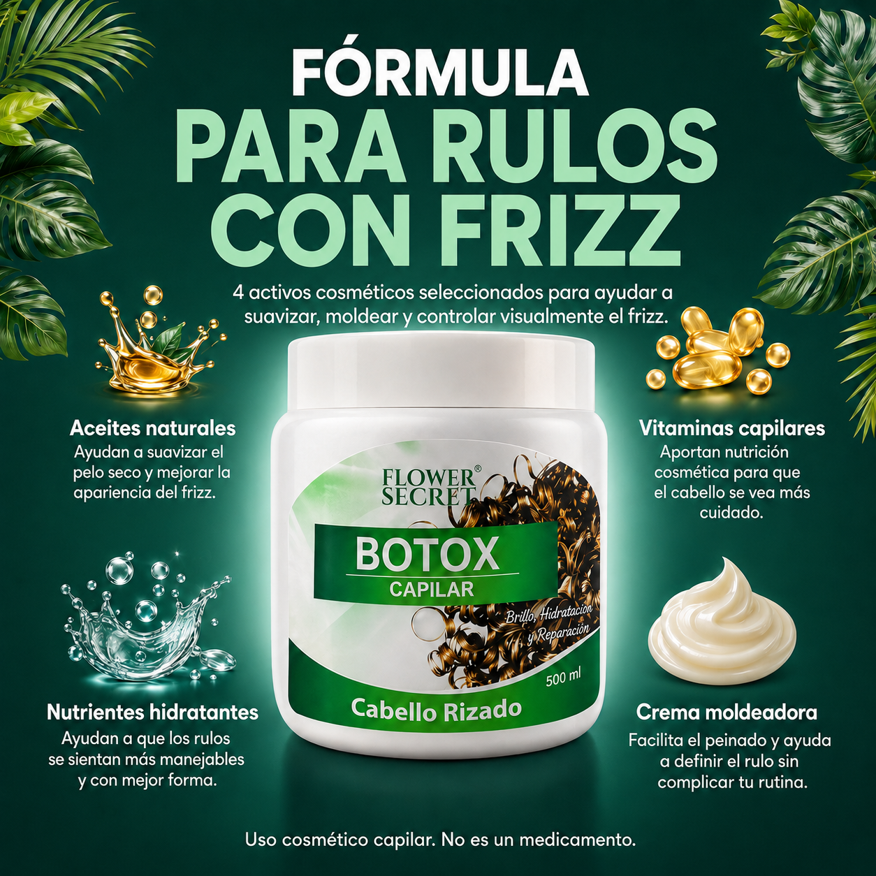 Crema Moldeadora de Cabello Rizo