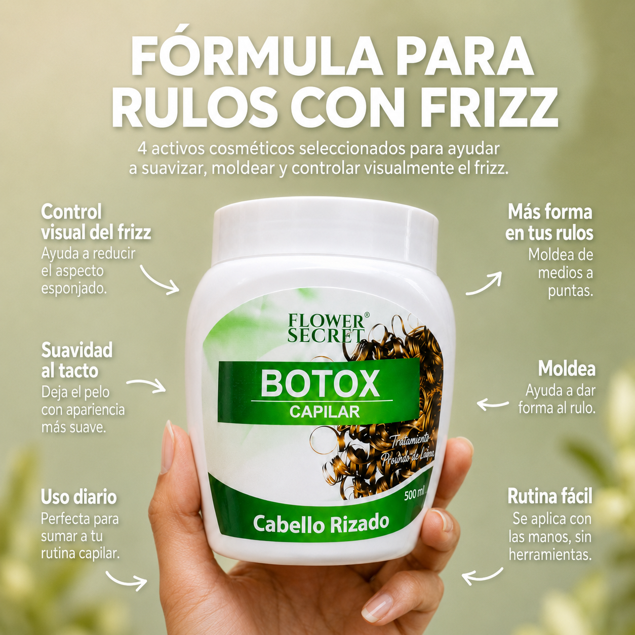Crema Moldeadora de Cabello Rizo